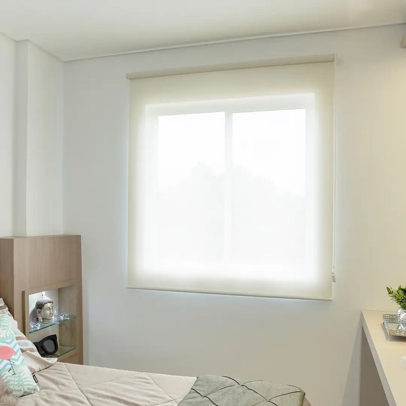 PERSIANA ROLÔ TECIDO TELA SOLAR 3% BEGE - VALOR m²