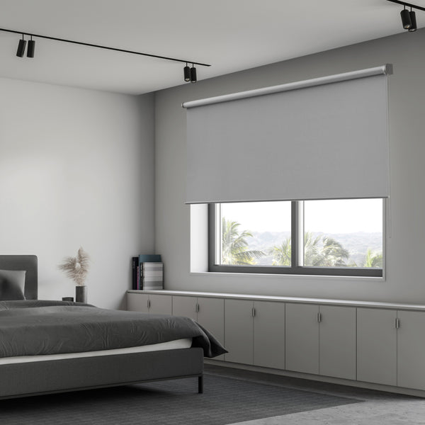 PERSIANA ROLÔ BLACKOUT PINPOINT CRYSTAL CINZA - VALOR m²