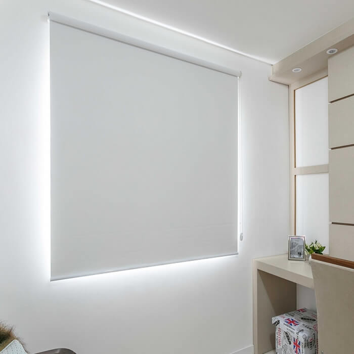 PERSIANA ROLÔ BLACKOUT PINPOINT CRYSTAL BRANCA - VALOR m²